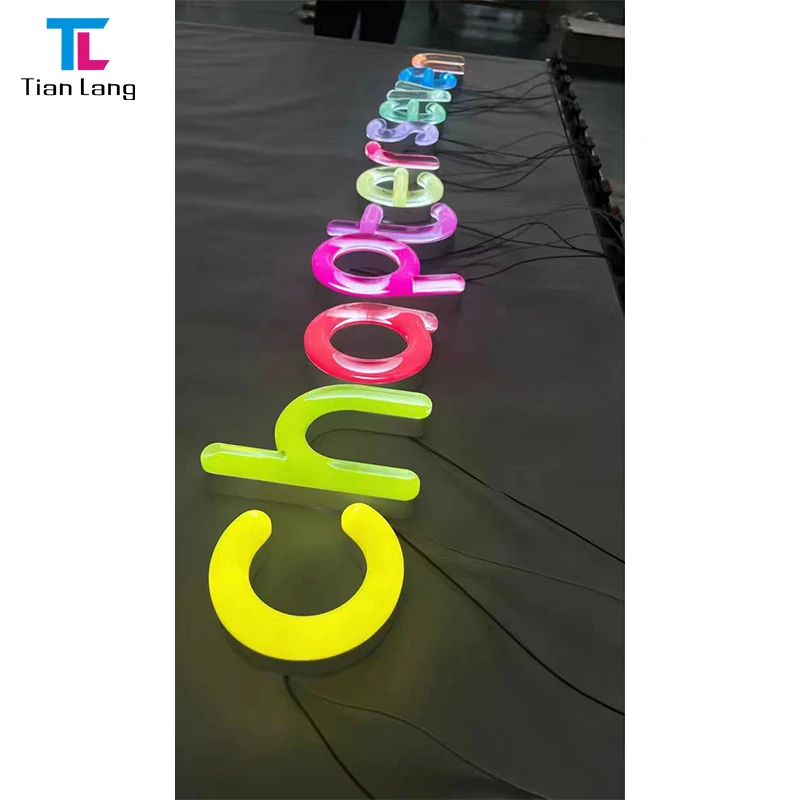 Manufacturer Custom Outdoor Popular 3D Illuminated Store Advertising Letter Logo Signs Led Backlit Channel Letter Sign
