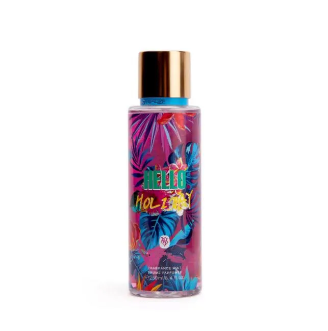 250ML OEM Long Lasting Fragrance Customized Women Body Mist Deodorizer Eliminate Spray Perfume