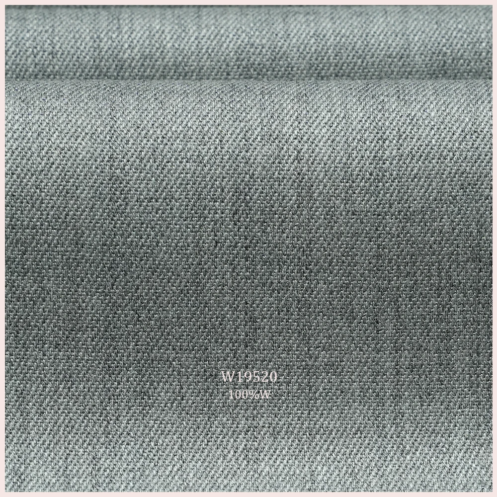 High-End 100% Wool Piece Dyed Worsted Woven Merino Wool Upholstery Fabric For Curtain Pillow