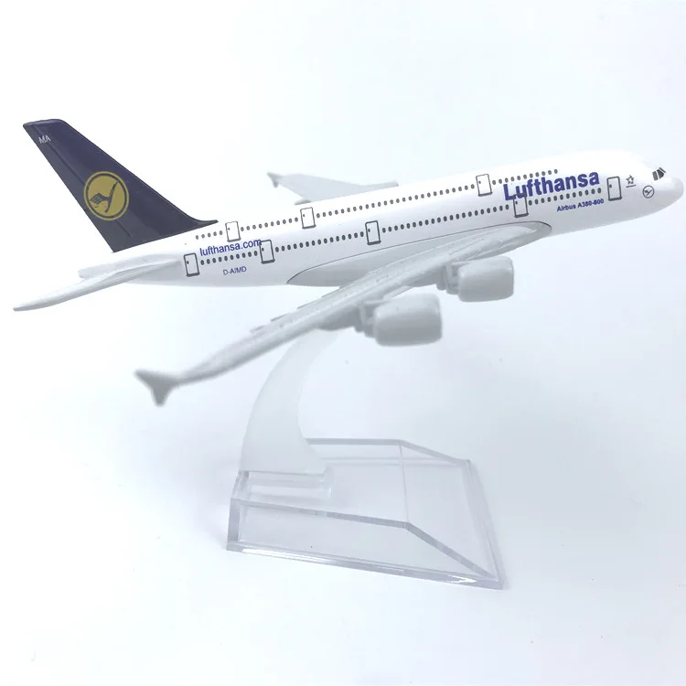2021 новый стиль 16 см литой под давлением модель самолета игрушка Deutsche Lufthansa AG 380 из сплава доступен для коллекции