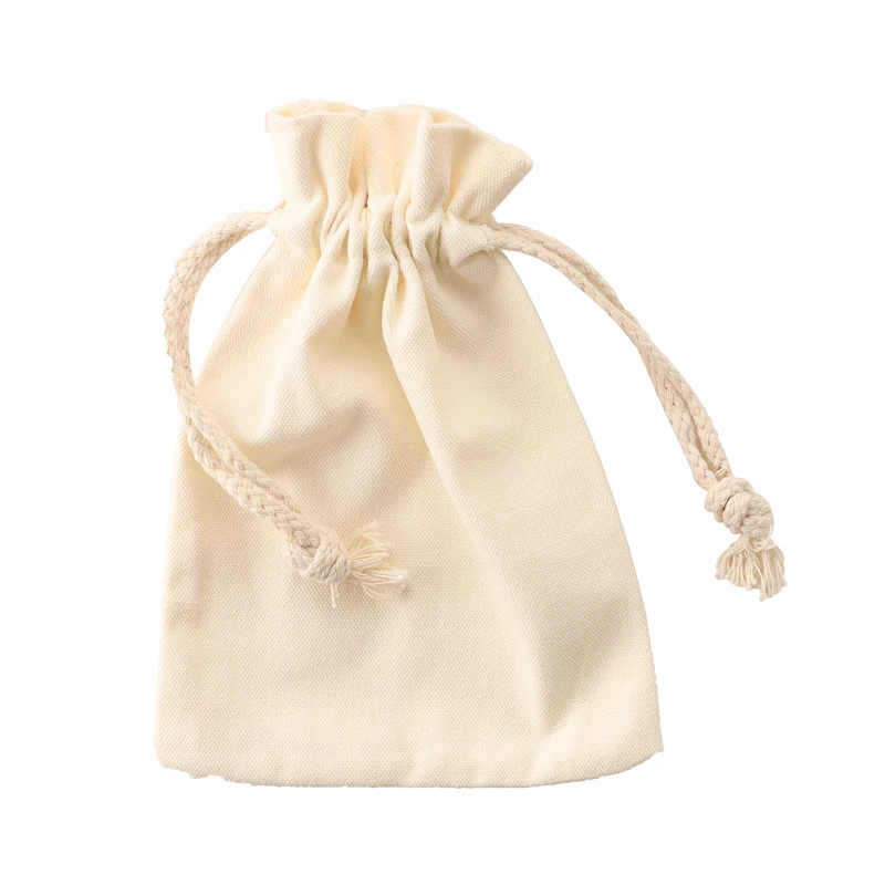 Хлопковые Сумки на шнурке для хранения, холщовая Хлопковая Сумка-тоут на шнурке, нетканые сумки