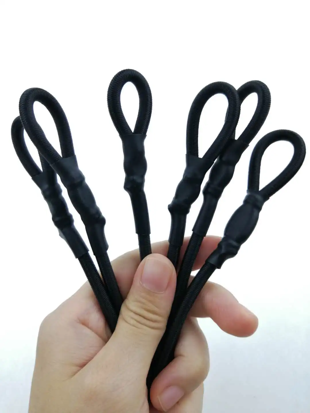 Custom Outdoor Bicycle Fitness Elastic Flat Bungee Cords Rope With Plastic J Hooks Bungee Cords Rope