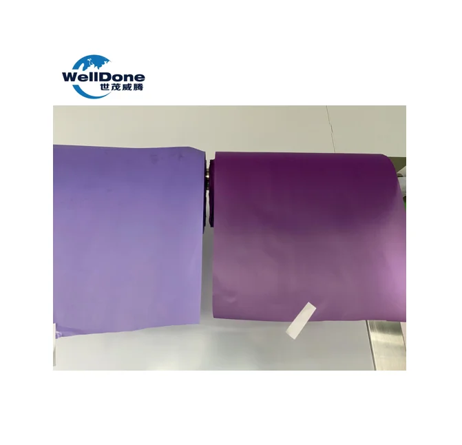 Hot selling diaper sanitary napkin  20-24gsm Non-breathable white backsheet pe film