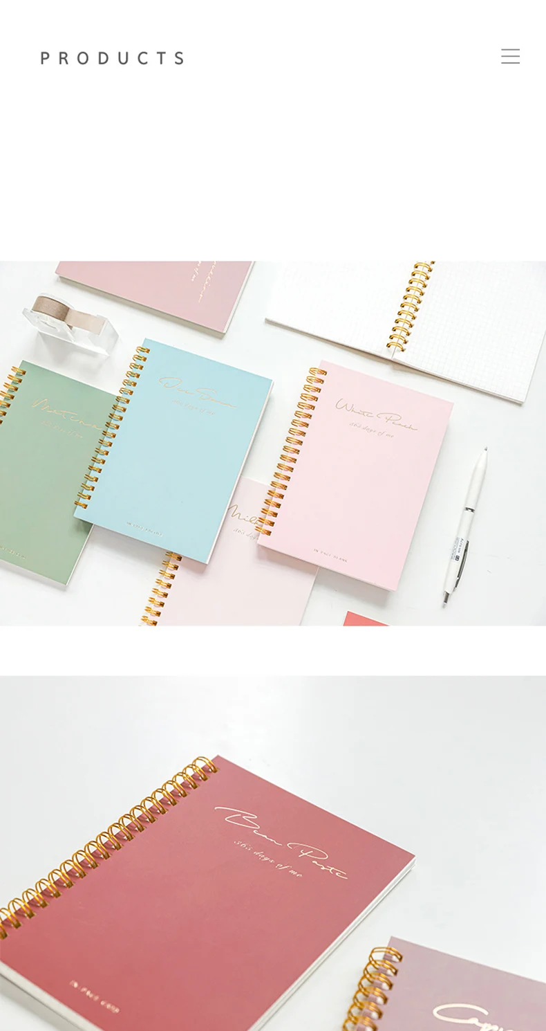 Personalised Notebooks A5 Stationery With Custom School Cartoon Spiral Diary Korean Kids Unicorn Journal Mini B5 Cute Notebook