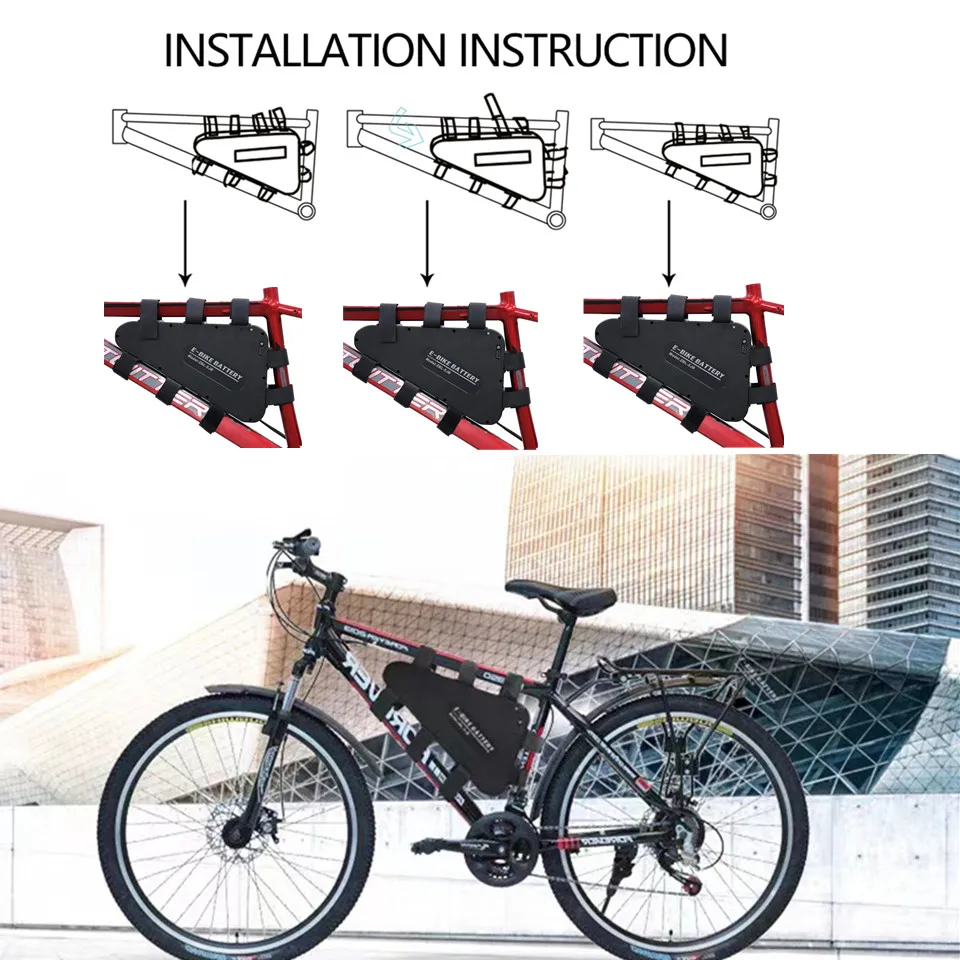 Zbl power 48v 28Ah литий-ионный аккумулятор для электрического велосипеда треугольный (склад Великобритании)