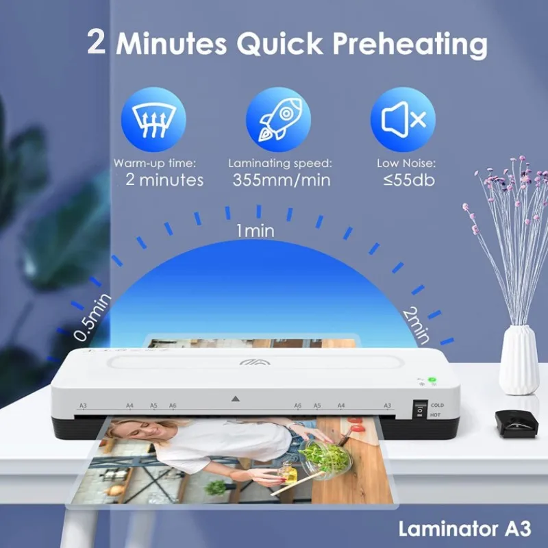 High Quality Automatic Roll to Roll Hot Cold Laminating A3 Laminating Machine Wholesale Price