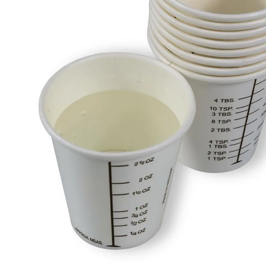 Disposable Medical Paper Cups for Medication Use Health Food Paper Cups with PE Paint Coat PLA Material Carton Features