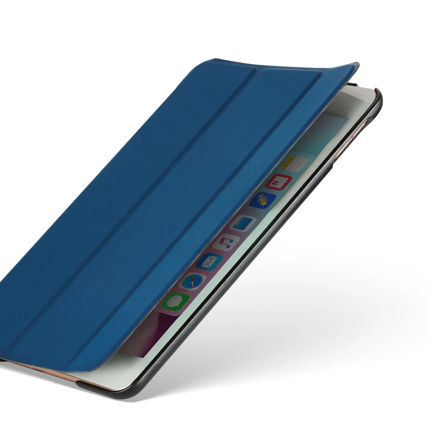 Factory wholesale Triple-fold Smart Case for ipad mini 5 tablet case cover