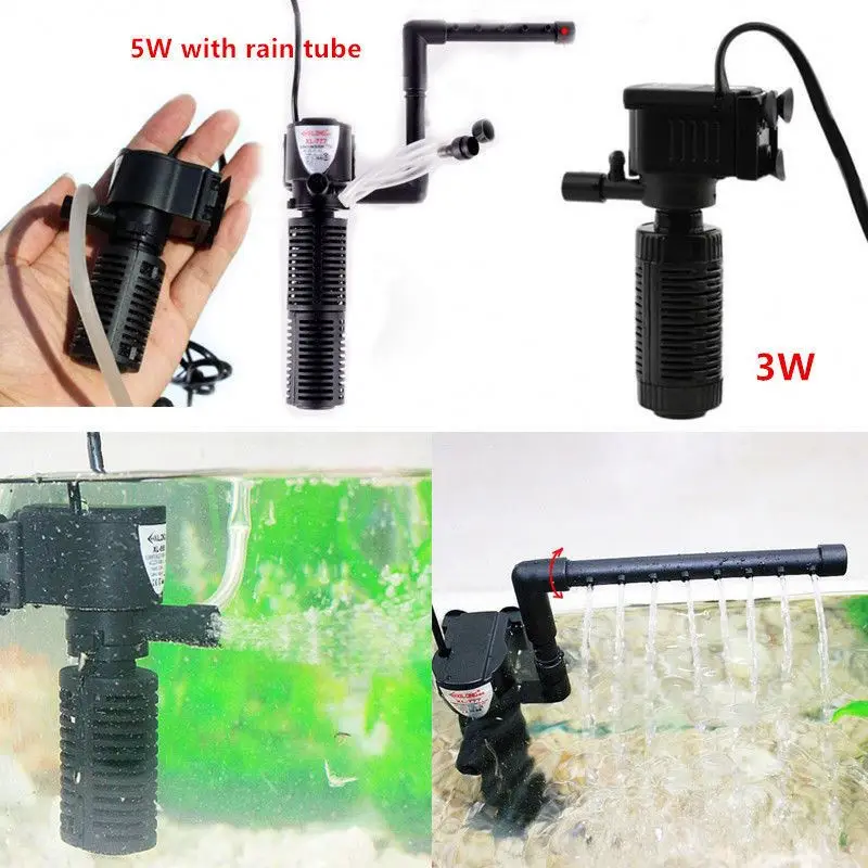 Mini Aquarium Internal Filter Oxygen Submersible Water Pump For Fish Tank