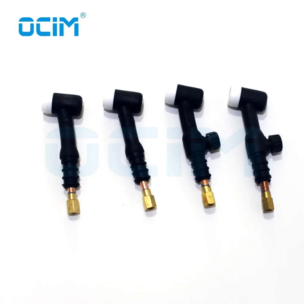 WP17 Red Handle Solders to Tig Torch Head