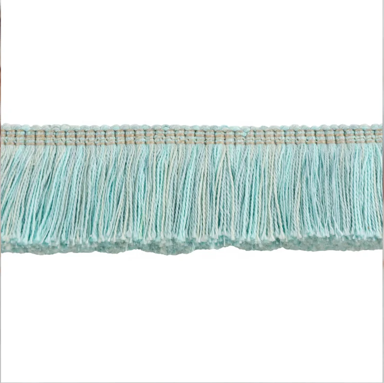 Brush Loop Tassel Fringe With Trimming For Cushions Brush Fringe