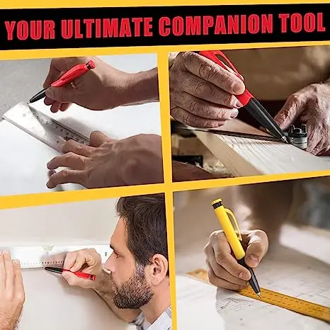 2023 New Design 2.8mm Mechanical Deep hole Marker  Carpentry Pencil with sharpener