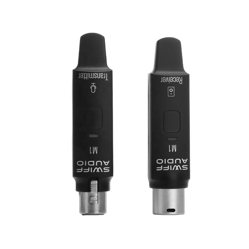 New 2.4 GHz Digital Technology M1 Wireless Microphone System Transmitter & Receiver 30 Meter Transmission
