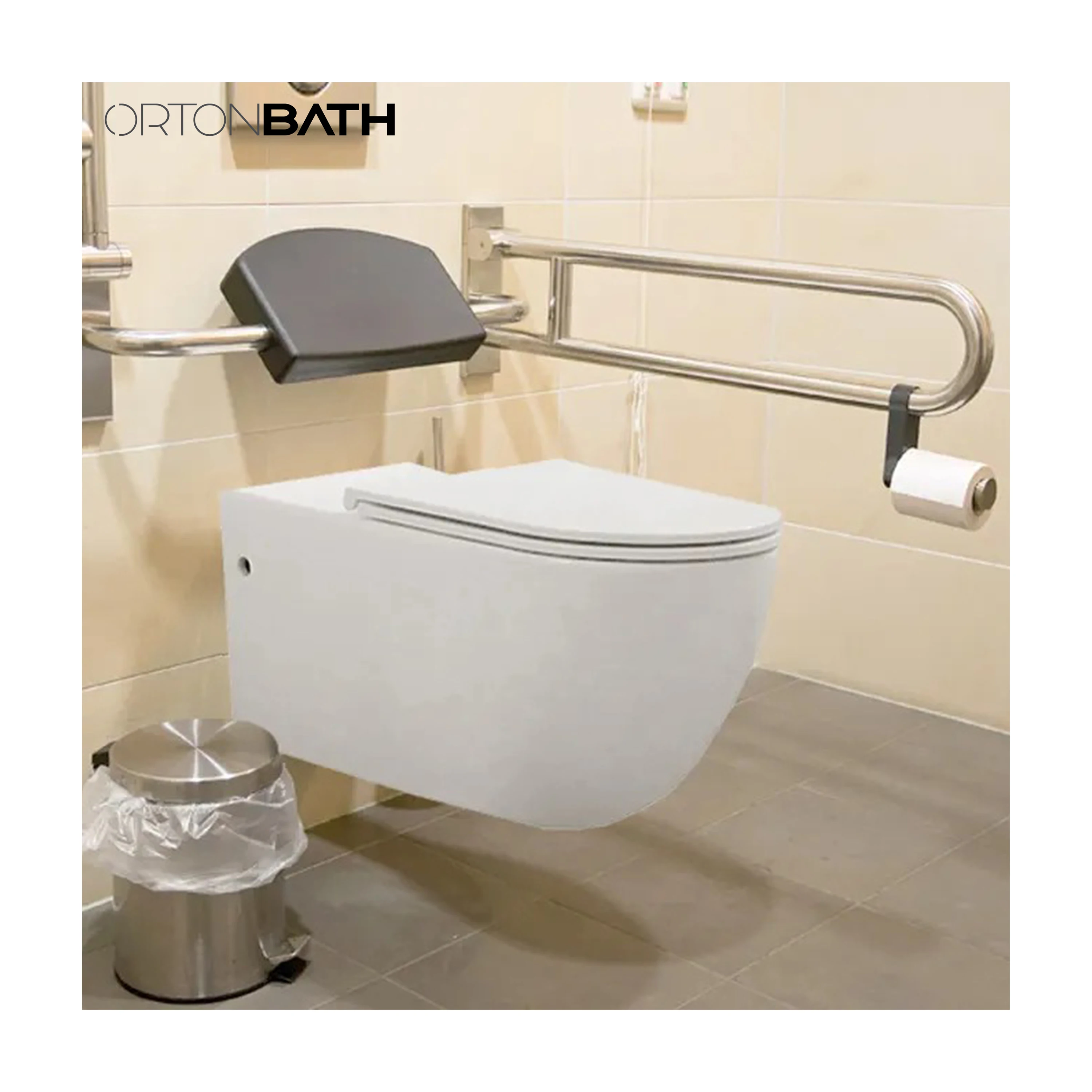 ORTONBATH Wall hanging toilet medical care sanitary elder wc hospital medical care sanitary disable wc hospital special care