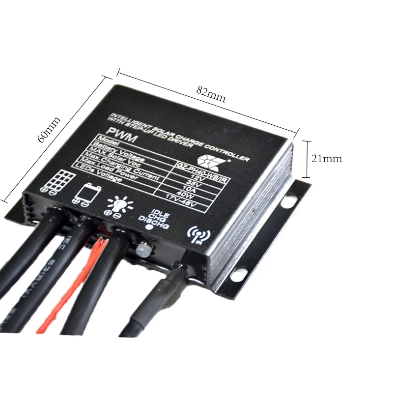 12/24v 10a Regulator Solar Street Light PWM Solar Light Ip67 Charging Controller for Lead Acid Battery with Microwave Sensor