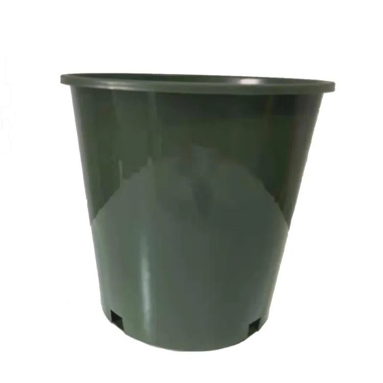  Sunrise Flower Pot Factory PP Wholesale Round Garden Durable Black 2 Gallon Plastic