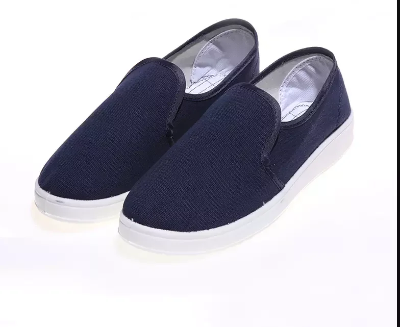 YP-N18 ESD Safety Shoes/Low Cut Anti Static Safety Shoes/PVC Material Stable Anti-Static Breathable Canvas ESD Shoes