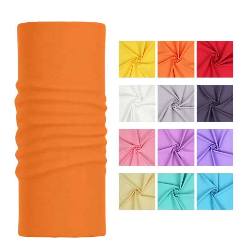 2022 Premium swan ice spandex polyester stretch seamless tubular fabric tube bandana raw material for sublimation printing