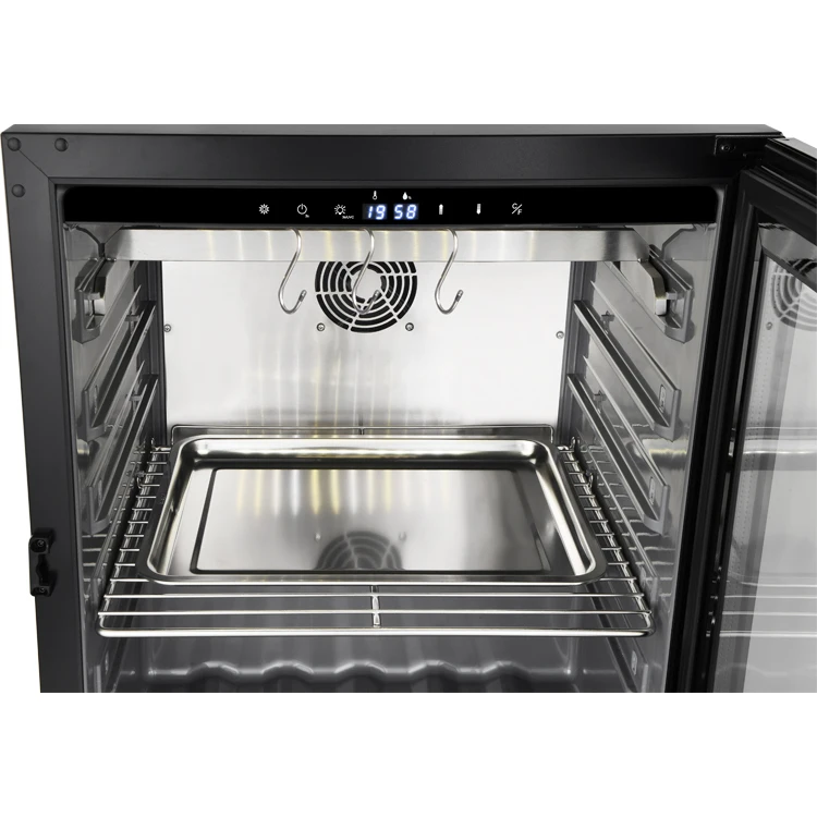 Meat Display Supermarket Refrigerator Meat Freezer Metal Hook Meat Dry Aging Refrigerator Electric Electronic Temperature 3 Pcs