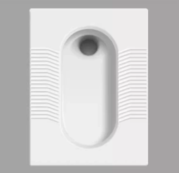 Ceramic squat toilet household squat flush water tank set of toilet water storage bent bedpan