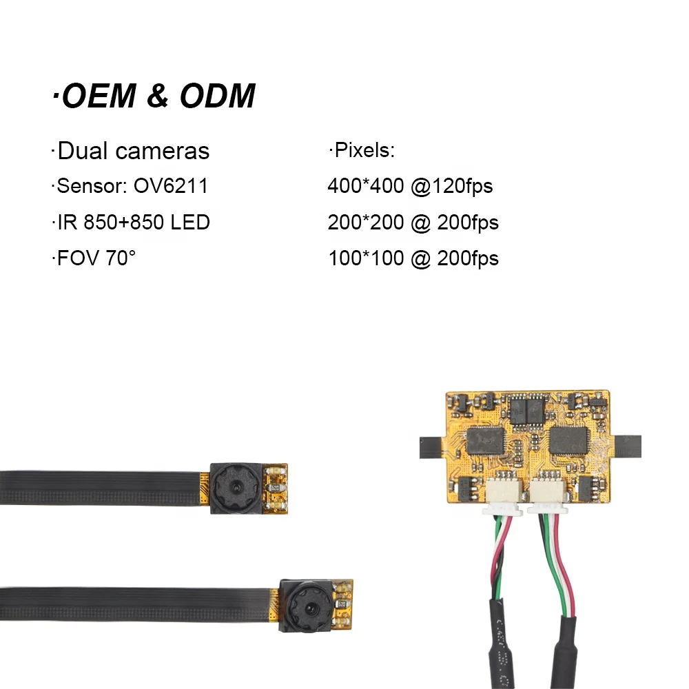 Мини сканер OEM две камеры модуль интерфейса USB HD CMOS камера 0.3MP 70 градусов OV6211 OmniVision Spi