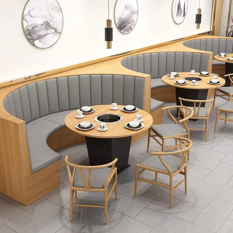 Hot pot barbecue integrated table barbecue hot pot equipment hot pot barbecue table