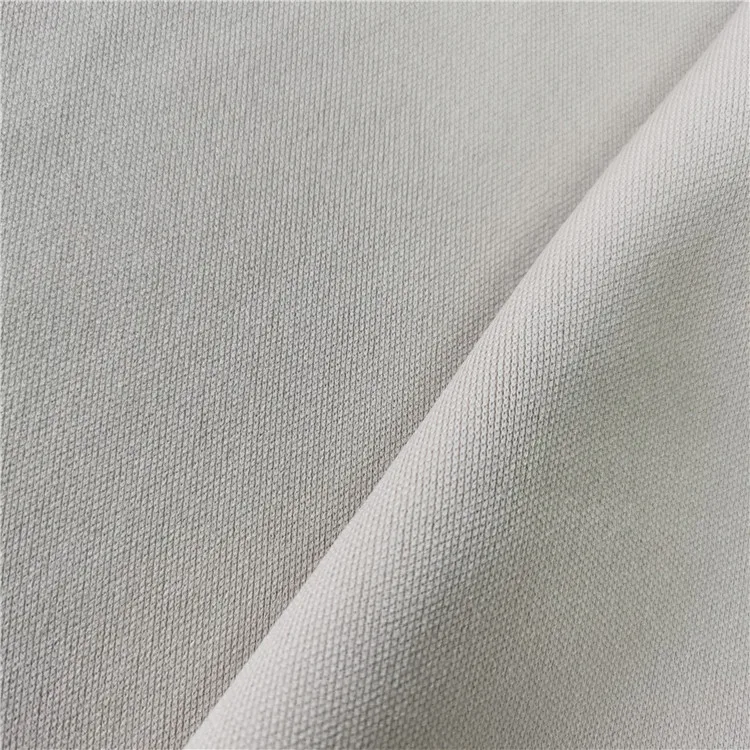 Blackout elastic 100% polyester Interlock dyeing solid color king roma fabric for garments Sofa