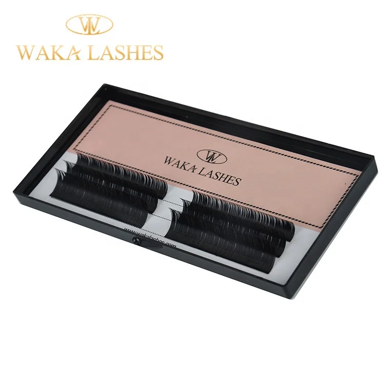 Waka Lashes best selling 0.05 eyelash extensions easy fan blooming eyelash extensions