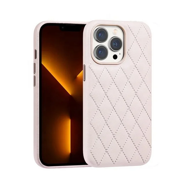 Luxury genuine leather phone wallet case design women phone covers for iphone 13