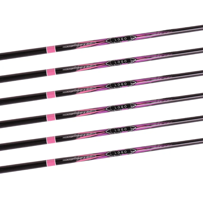 OEM заводская цена вал для гольф-клуба с индивидуальным логотипом цветные графитовые валы гольфа из углеродного волокна