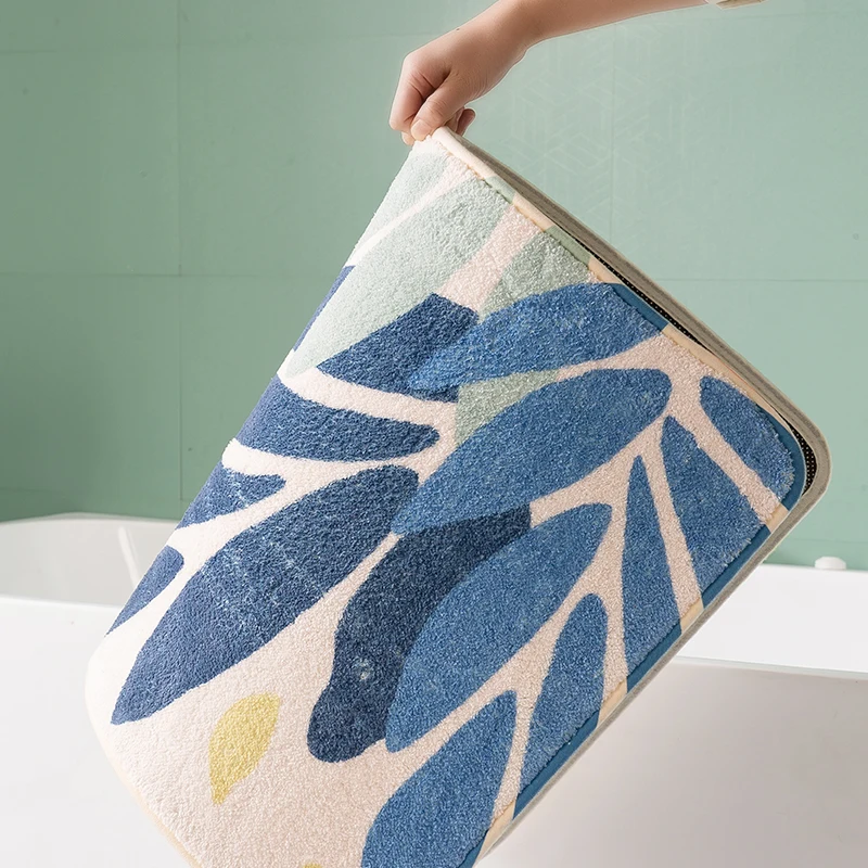 Best Design  extra soft u shape Wholesale Wholesale non slip bath mat rug entrance carpet printed rug carpet