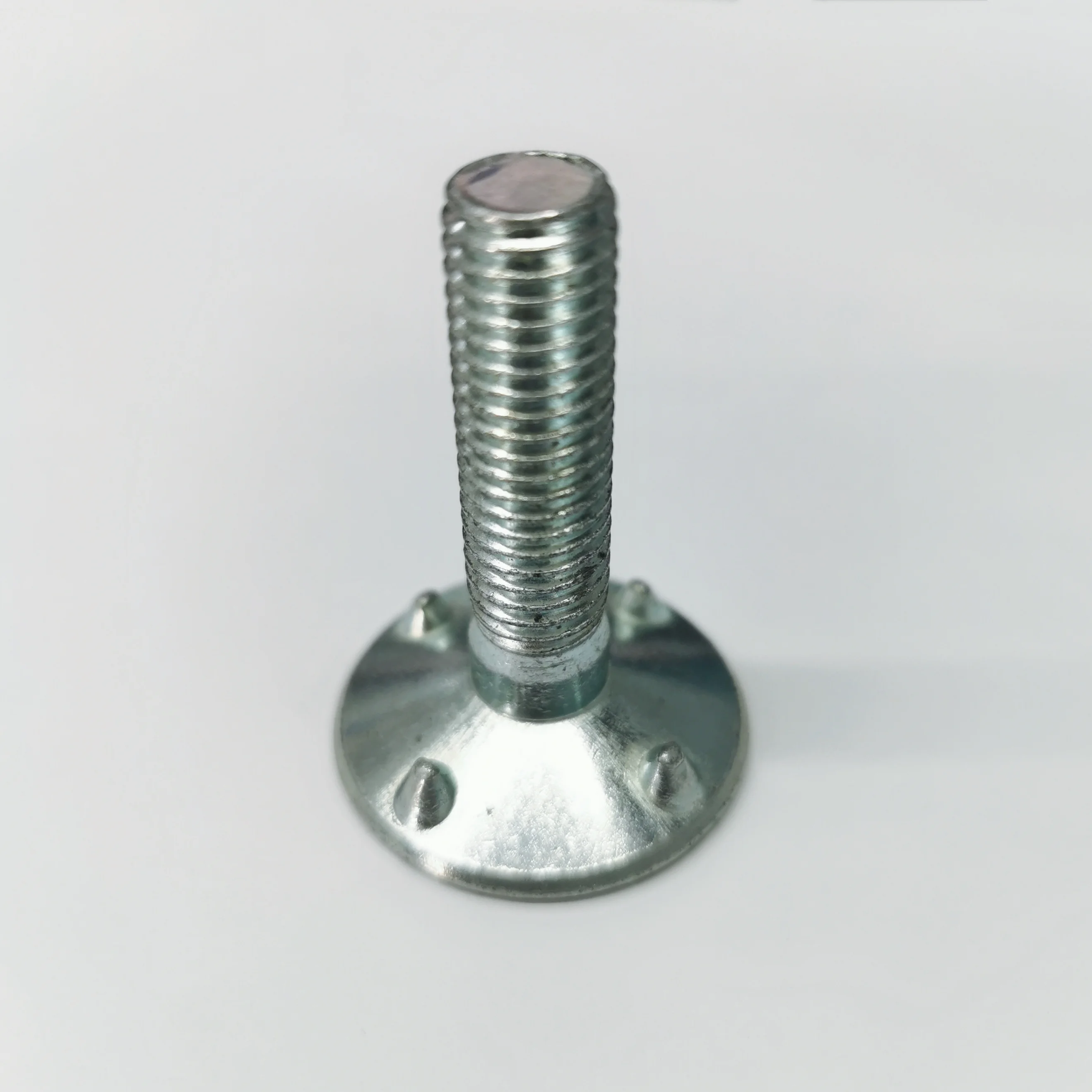 Carbon steel Zinc Plated belt screws fanged elevator bolt with spikes