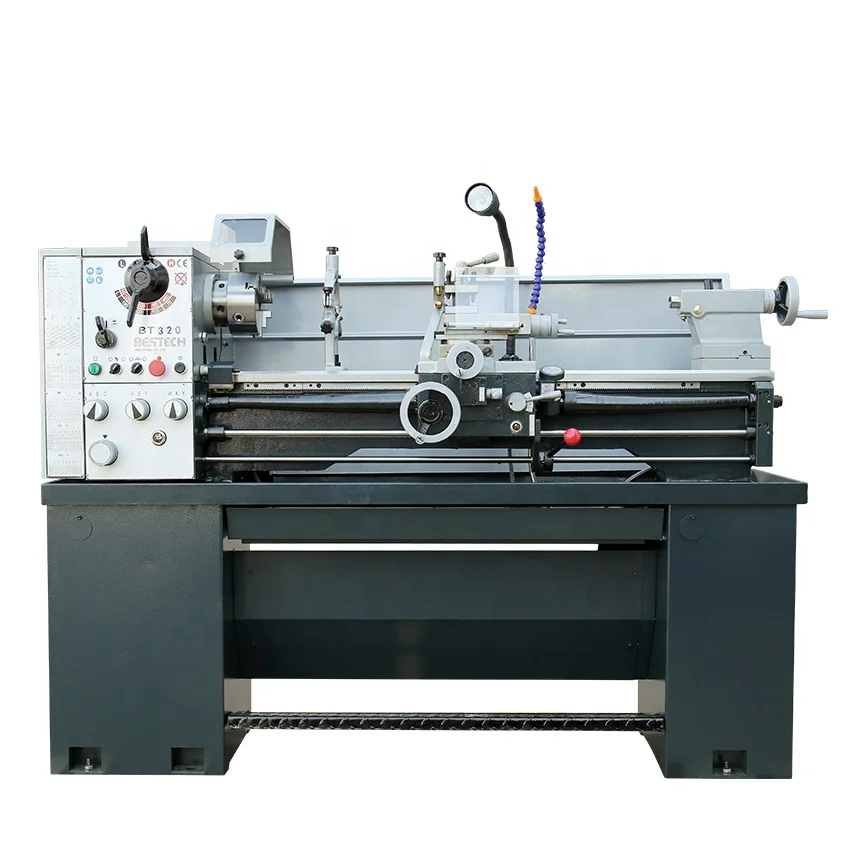 
BT320 Cheap price metal turning lathe machine with cooling system 