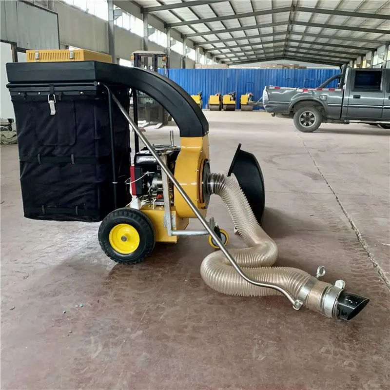 Professional and high quality Road Cleaning Mini Street Sweeper Gasoline Leaf Suction Machine with CE Approval
