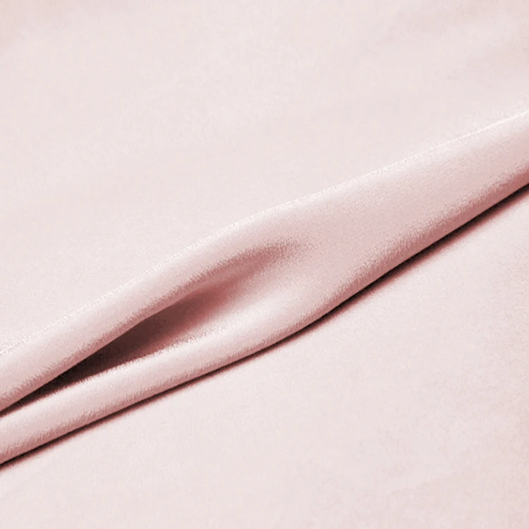 100% silk crepe de chine fabric 16mm silk fabric No.14 baby pink color for dress, shirts, pants sell by the yard