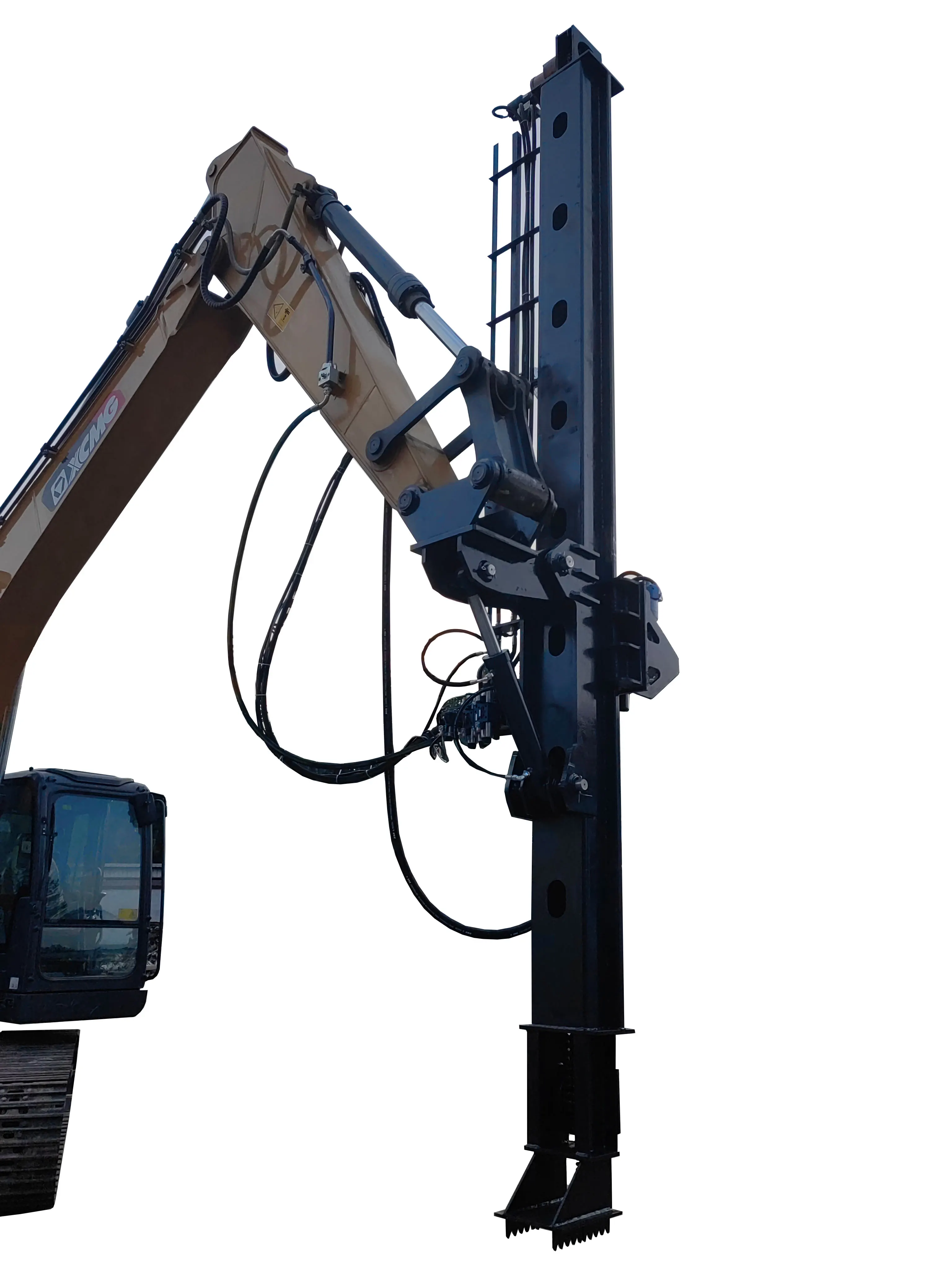 Excavator modified down the hole drilling rig, excavator modified slope support drilling rig, reasonable design, easy operation