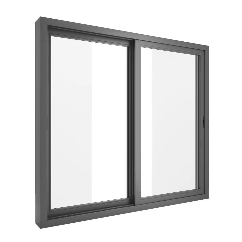 Hurricane Impact Double Glass House Windows Aluminum Bathroom Sliding Windows Triple Slider Window