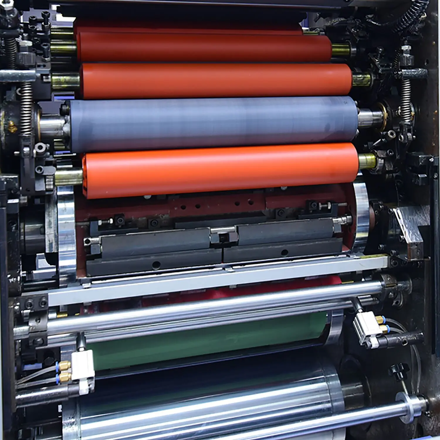 Label Flexo Printing Machine In China Vc-5000w Colour Label Printing Machine Flexo Label Printing Machine 6 Color