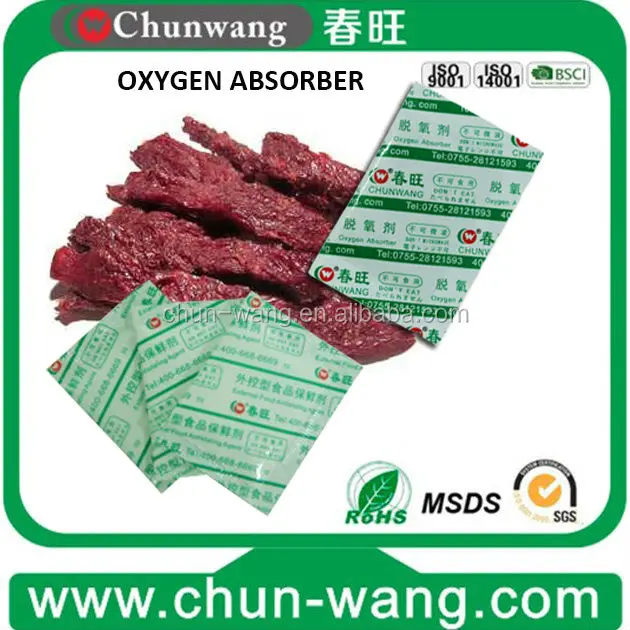 oxygen absorber Beef Jerky Dried Fish Snack use 20cc, 30cc, 50cc, 100cc  oxygen scavengers