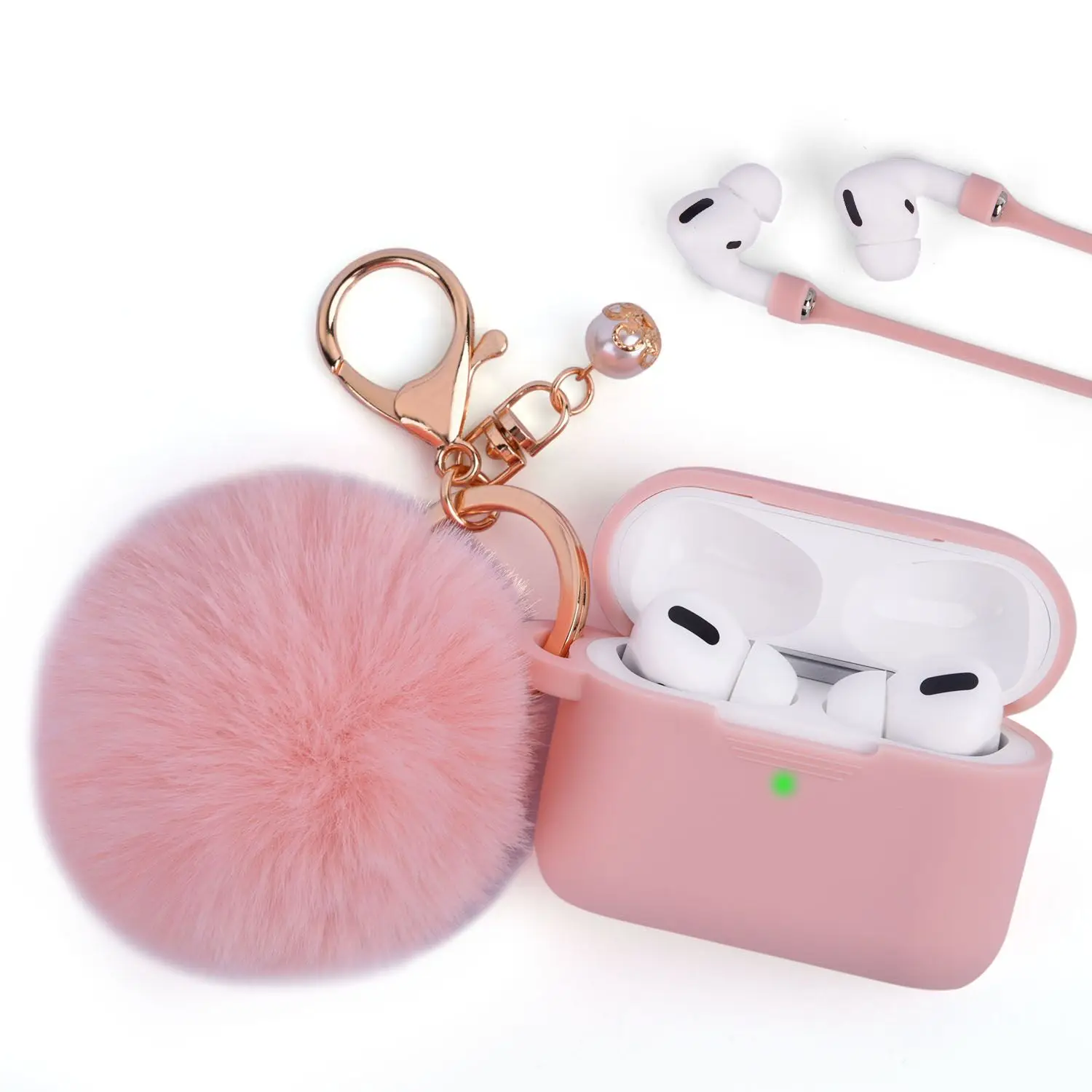  Чехол для Apple Airpod Pro оптовая продажа мягкий силиконовый резиновый чехол с мягким шариком и