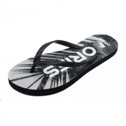 chinese-alibaba promotional cheap wholesale custom logo designer eva foam sole outdoor beach flip flop casual slippers for mens