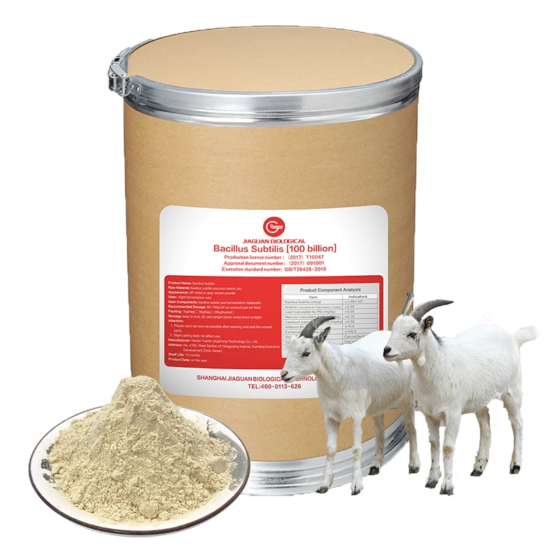 Made from China Supplier OEM Feed Grade Probiotic Bacillus Subtilis for Ruminant Sheep Cow Cattle
