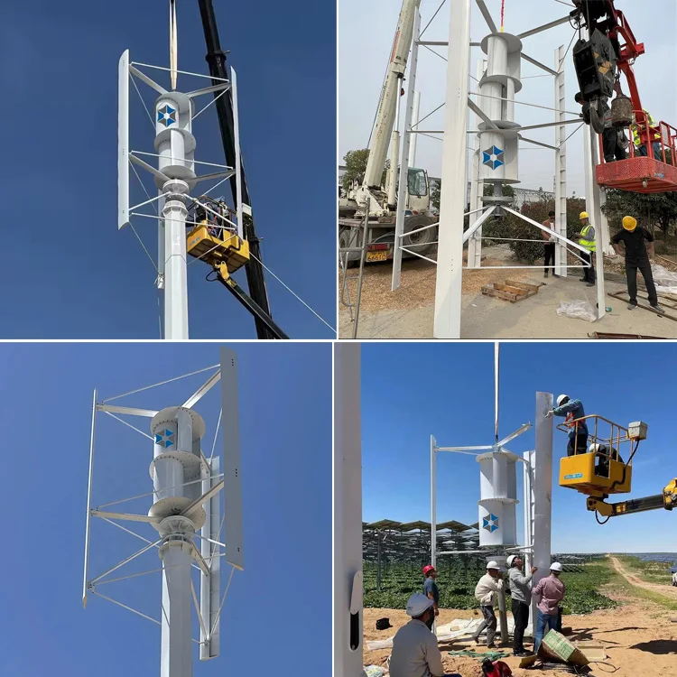 ENGELEC 220V 380V 10KW Vertical Wind Turbine Low Rpm Generator AC 3 Phase On Off Grid 10 Kw 230V Wind Turbine Generator