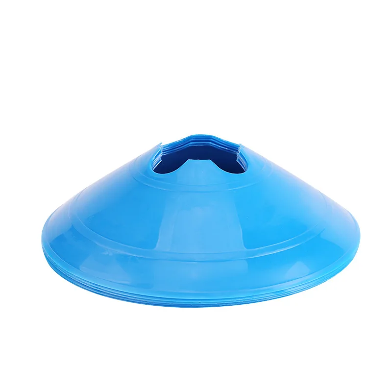 19*5 cm universal portable round multi color PE plastic soccer sports equipment football disc cone speed agility training marker