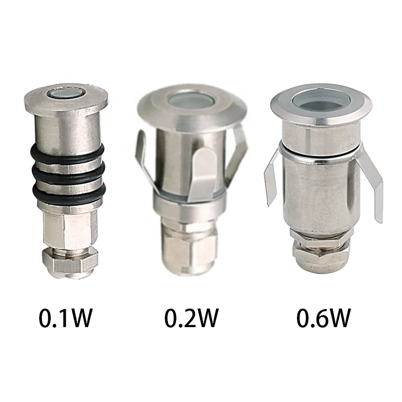 Buried  Light  Leds AC85-265V Outdoor Underground  Lamps Waterproof led  lamp 0.1W/0.2W/0.6W LED Underground light