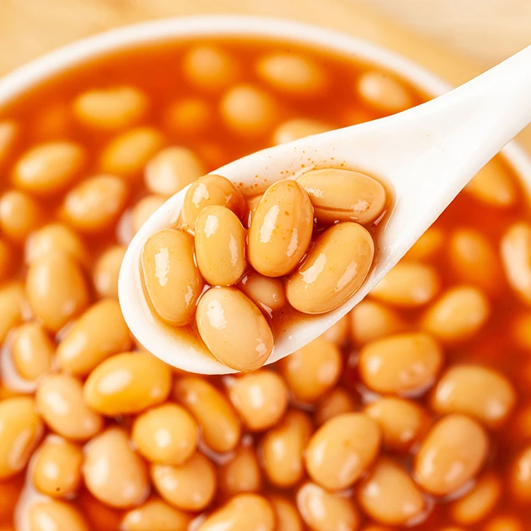 Консервированные соевые бобы с легкой открывающейся крышкой