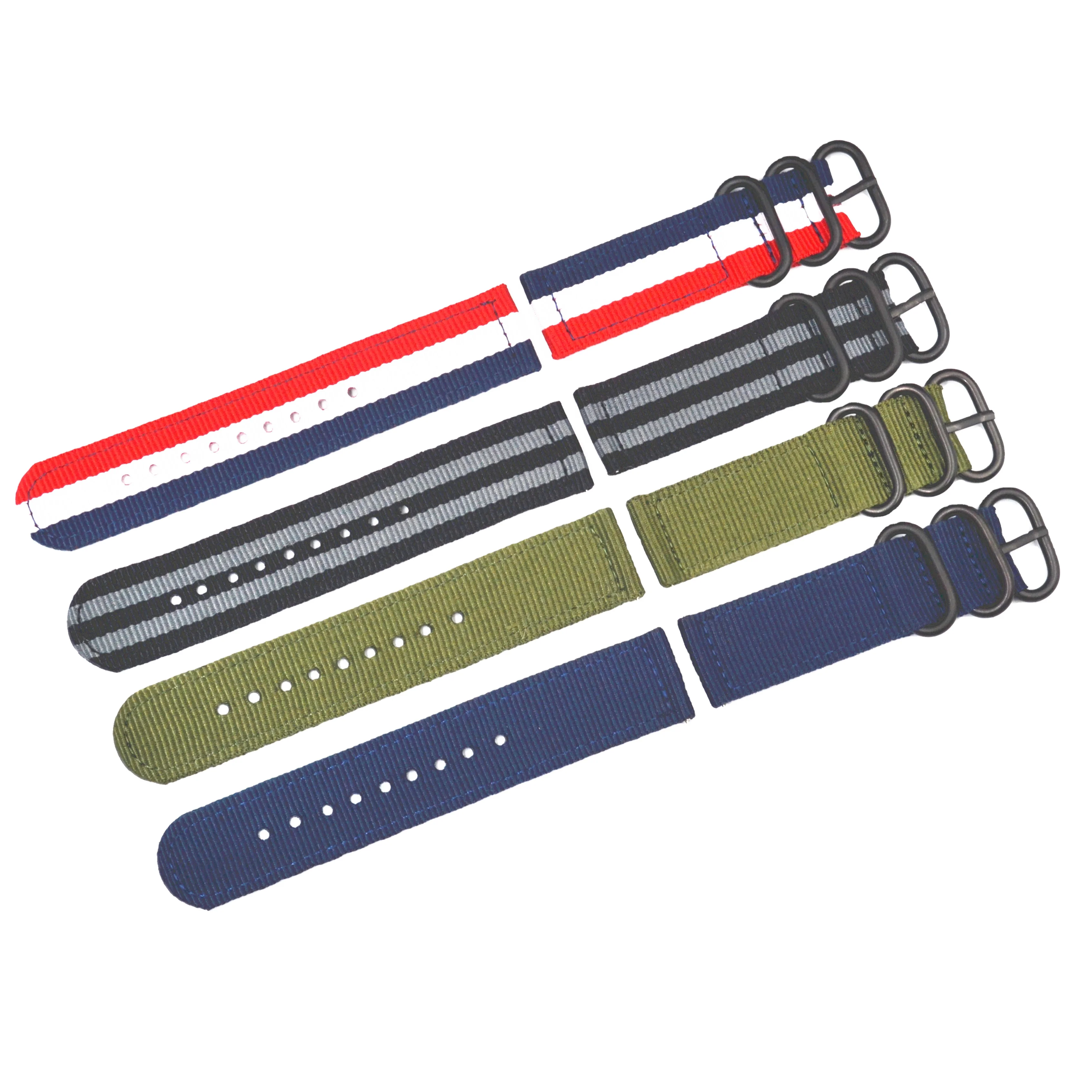 Quick release New fashion men women interchangeable nylon strap cuff smart watch bracelet for 18 20 22 24 mm watch band