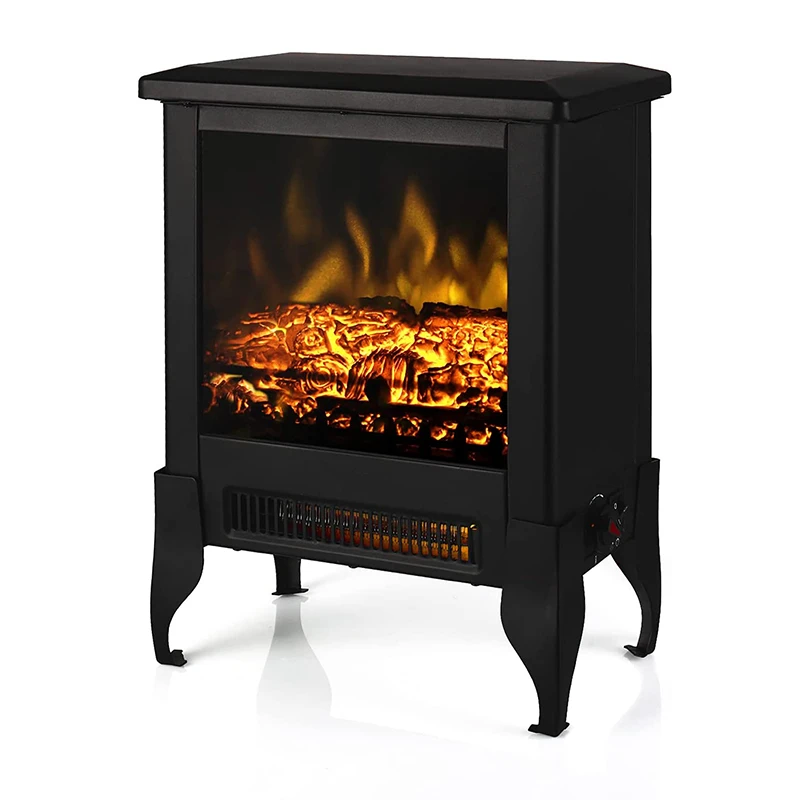New Arrivals Overheating Safety Protection Home Freestanding Decor Led Flame Electric Fireplace Heater