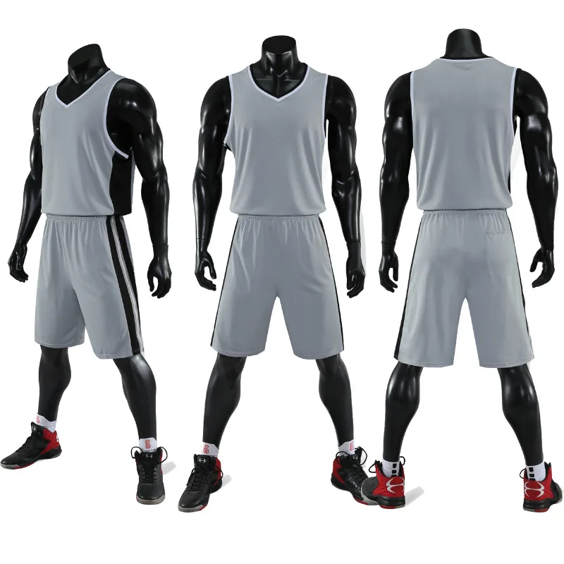 Баскетбольная форма с логотипом на заказ быстросохнущая Молодежная черная баскетбольная тренировочная Джерси принтом