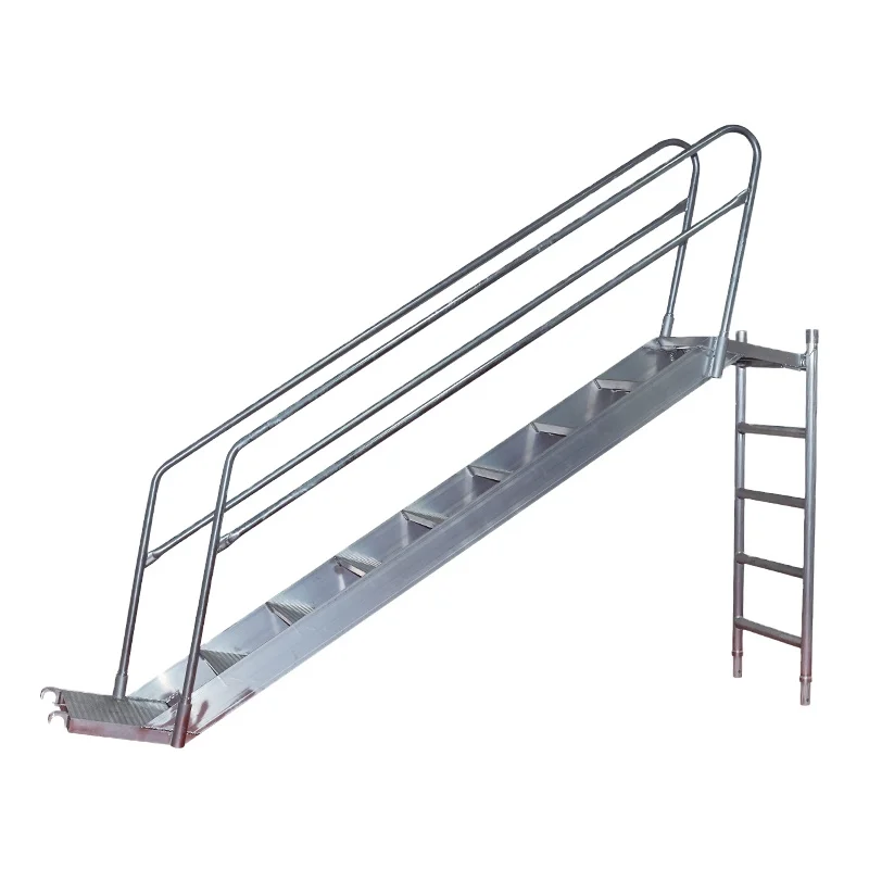 Wholesale Multifunction Construction Industrial Platform Aluminum Steps Stairs Mobile Building Platform Stair Ladder